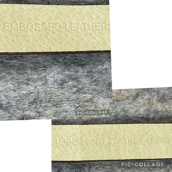 Coldwater Creek Brown Embossed Leather Gold Tone Hook Buckle Adjustable Belt S/M - Picture 8 of 12